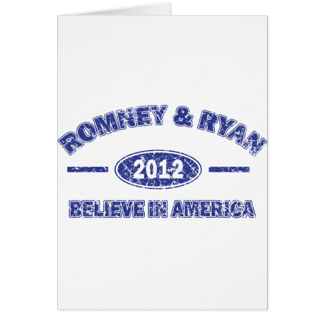 Romney en Ryan Believe in Amerika (Voorkant)