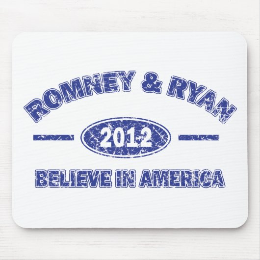 Romney en Ryan Believe in Amerika Muismat (Voorkant)