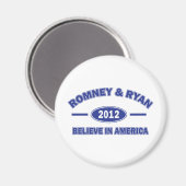 Romney en Ryan Believe Magneet (Voorkant / Achterkant)