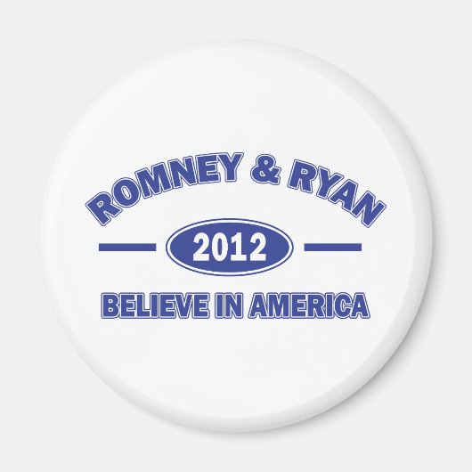 Romney en Ryan Believe Magneet (Voorkant)