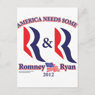 Romney en Ryan Briefkaart