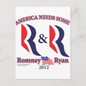 Romney en Ryan Briefkaart (Voorkant)