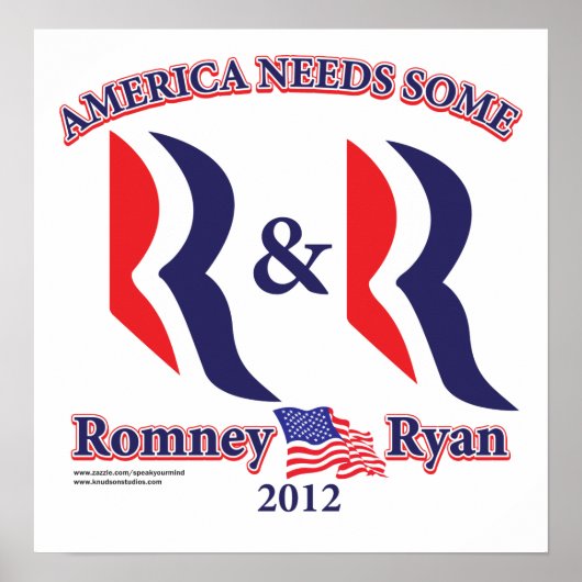 Romney en Ryan Poster (Voorkant)