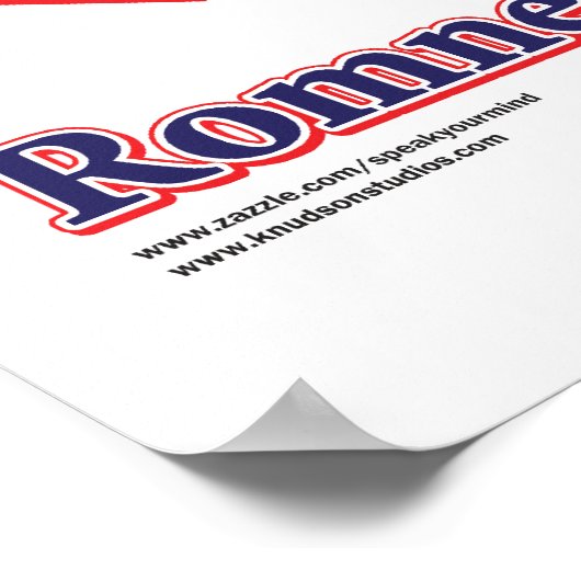 Romney en Ryan Poster (Hoek)