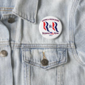 Romney en Ryan Ronde Button 5,7 Cm (In situ)