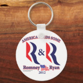 Romney en Ryan Sleutelhanger (Voorkant)