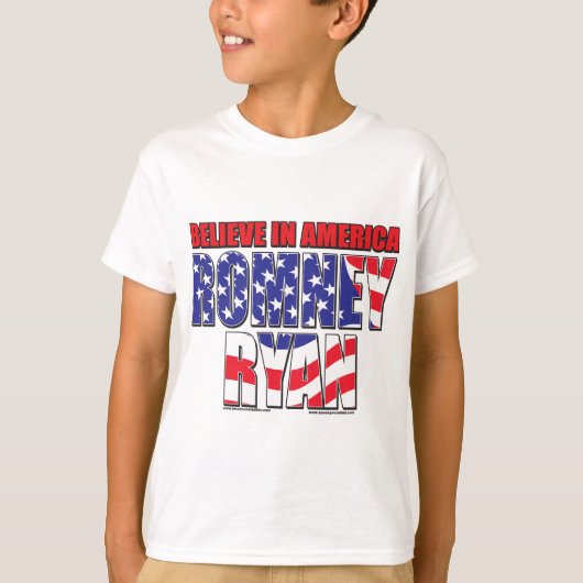 Romney en Ryan T-shirt (Voorkant)