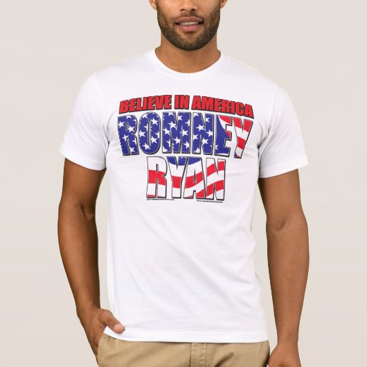 Romney en Ryan T-shirt (Voorkant)