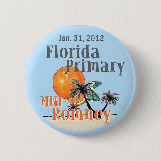 Romney Florida Ronde Button 5,7 Cm (Voorkant)