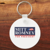 ROMNEY FOR PRESIDENT (Banner) Sleutelhanger (Voorkant)