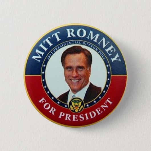 Romney for President Button (Voorkant)