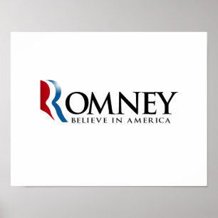 Romney - Geloof in Amerika Poster