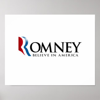 Romney - Geloof in Amerika Poster