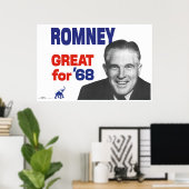 Romney—geweldig voor 68 poster (Thuiskantoor)
