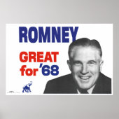 Romney—geweldig voor 68 poster (Voorkant)