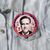 Romney & Great Presidenten Ronde Button 4,0 Cm (In situ)