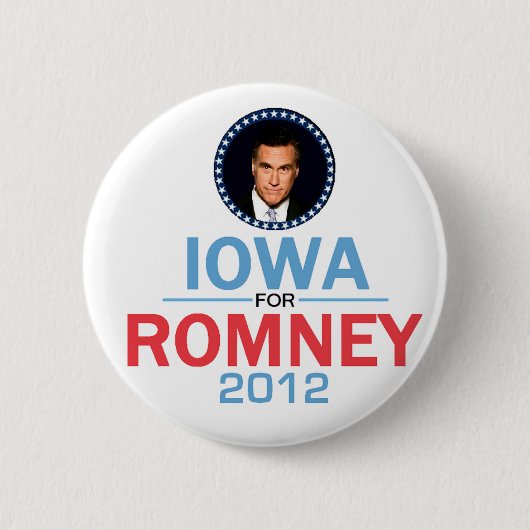 Romney Iowa Button (Voorkant)