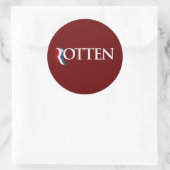 Romney is Rotten.png Ronde Sticker (Tas)