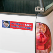 Romney Lies Fact-Check Bumpersticker (Op Truck)