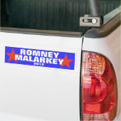 Romney Malarkey 2012 bumpersticker (Op Truck)