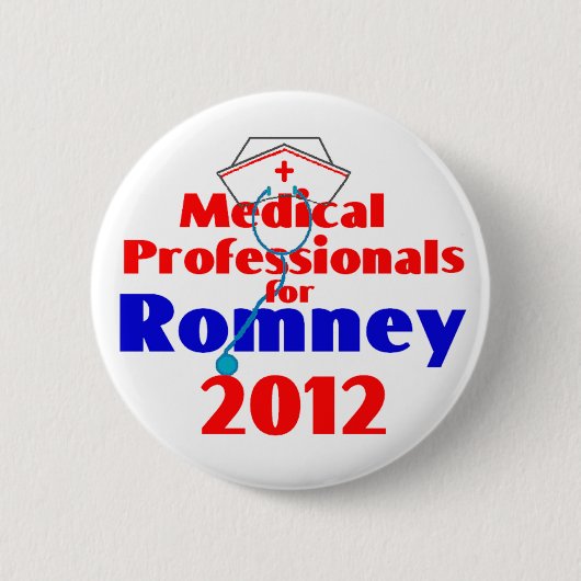 Romney MEDISCHE PROFESSIONALS Ronde Button 5,7 Cm (Voorkant)
