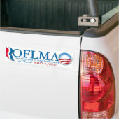 Romney/Obama ROTFLMAO Bumpersticker (Op Truck)