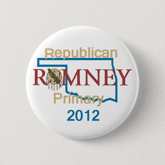 Romney OKLAHOMA Button (Voorkant)