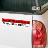 Romney Outsourcer, Chief Bumpersticker (Op Truck)