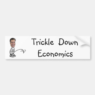 Romney Peeing bumpersticker