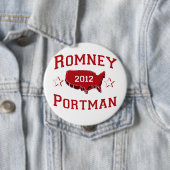 ROMNEY PORTMAN DELEGATES.png Ronde Button 4,0 Cm (In situ)