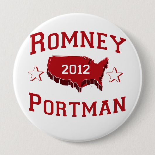 ROMNEY PORTMAN DELEGATES.png Ronde Button 4,0 Cm (Voorkant)