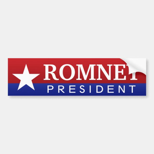 Romney-President Bumpersticker (Voorkant)