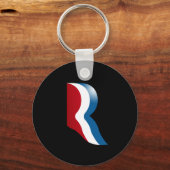 ROMNEY R LOGO SLEUTELHANGER (Voorkant)