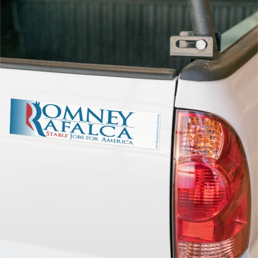 Romney Rafalca 2012 Bumpersticker (Op Truck)