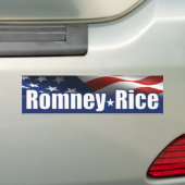 Romney Rice 2012 Bumpersticker (Op auto)