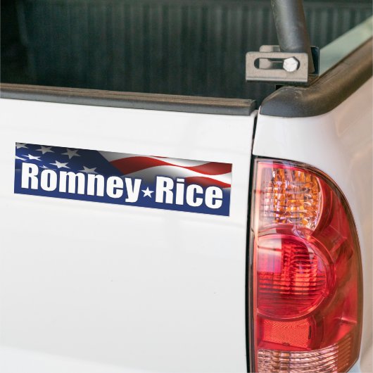Romney Rice 2012 Bumpersticker (Op Truck)