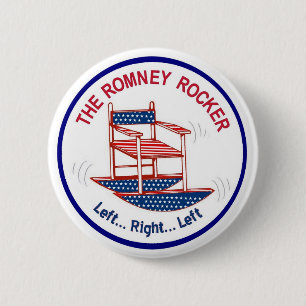 Romney Rocking Voorzitter Ronde Button 5,7 Cm