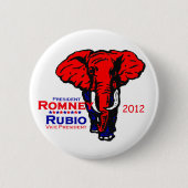 Romney Rubio 2012 Button (Voorkant)