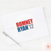 ROMNEY RYAN 12.png Ronde Sticker (Envelop)