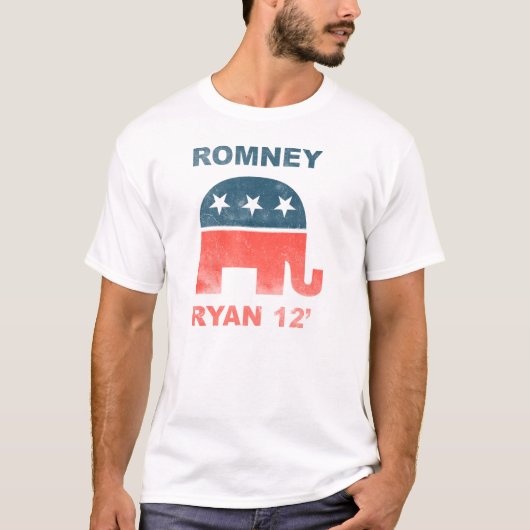 Romney Ryan 12 T-shirt (Voorkant)