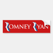 ROMNEY RYAN 2012 BANNER.png Bumpersticker (Voorkant)