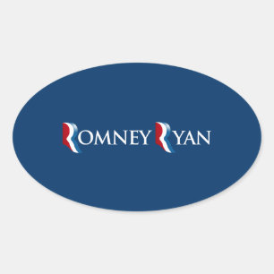 ROMNEY RYAN 2012 BANNER.png Ovale Sticker