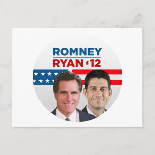 Romney Ryan 2012 Briefkaart