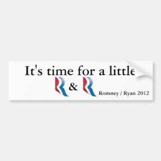 Romney Ryan 2012 Bumpersticker