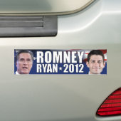 Romney - Ryan - 2012 Bumpersticker (Op auto)