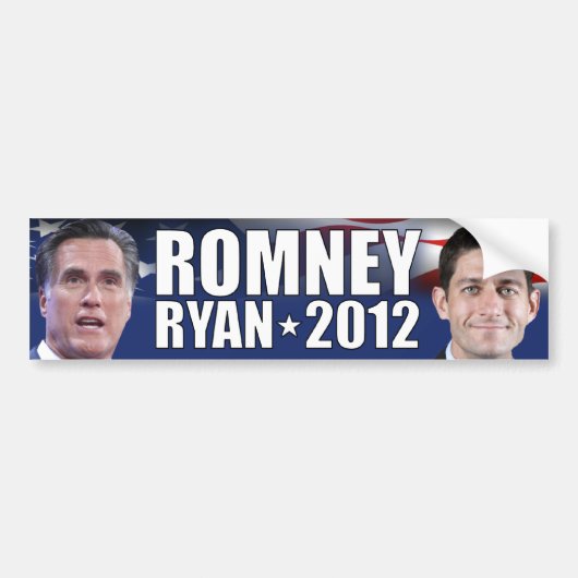 Romney - Ryan - 2012 Bumpersticker (Voorkant)