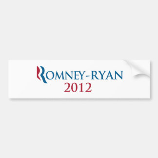 Romney/Ryan 2012 bumpersticker