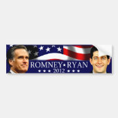 Romney/Ryan 2012 Bumpersticker (Voorkant)
