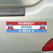Romney Ryan 2012 Bumpersticker (Op auto)