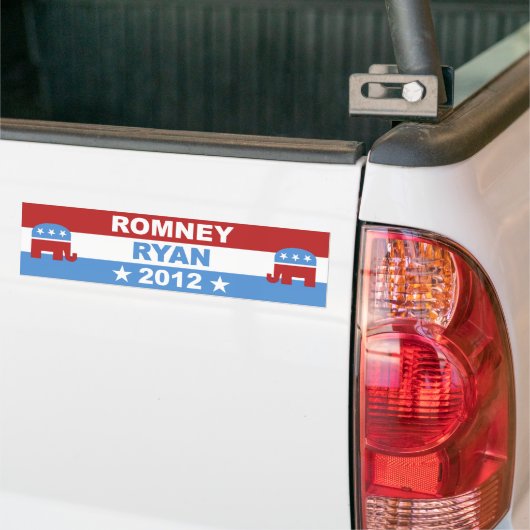 Romney Ryan 2012 Bumpersticker (Op Truck)